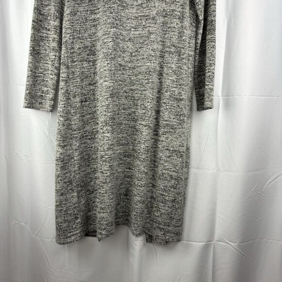 Velvet By Graham Spencer Cardigan Womens Sm Gray Heathered Duster Long Line Open - Picture 15 of 16